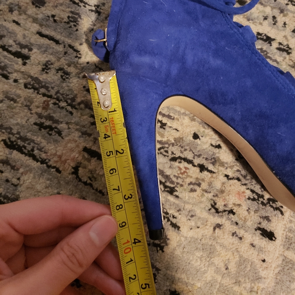 Suede Saks Fifth Avenue Heels - Picture 8 of 8